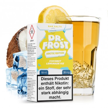 Dr. Frost Arctic Edition Coconut Lemonade Ice Nikotinsalz Liquid 10 ml 20 mg