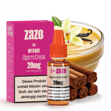 Zazo Intense Cigarro Crema Nikotinsalz Liquid 10 ml