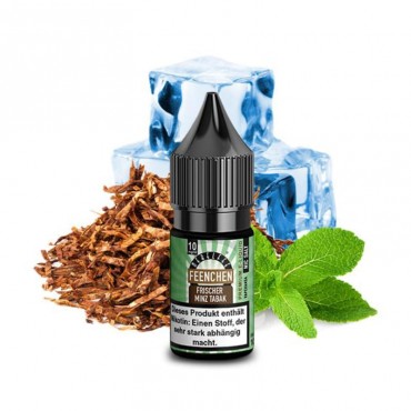 Nebelfee Frischer Minz Tabak Feenchen Nikotinsalz Liquid 10 ml