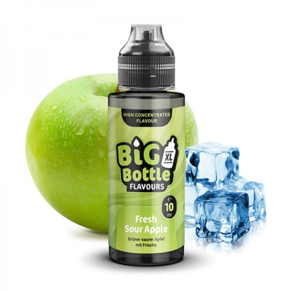 Big Bottle Fresh Sour Apple Longfill Aroma 10 ml für 120 ml
