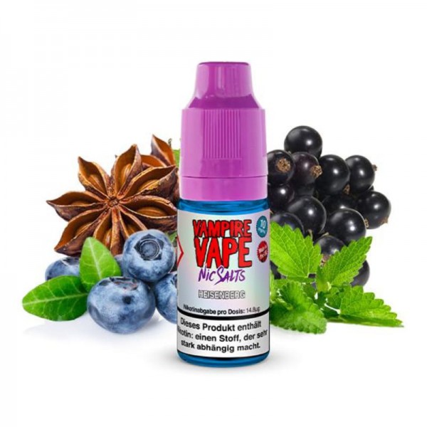 Vampire Vape Heisenberg Nikotinsalz Liquid 10 ml 20 mg