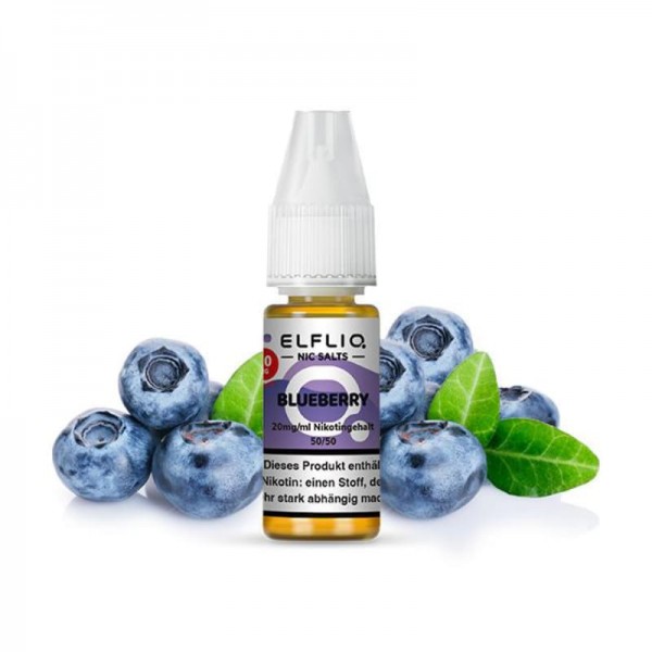 Elfbar Elfliq Blueberry Nikotinsalz Liquid 10 ml