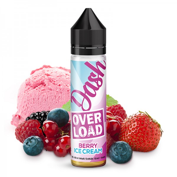 Dash Liquids Overload Berry Ice Cream Longfill Aroma 10 ml für 60 ml
