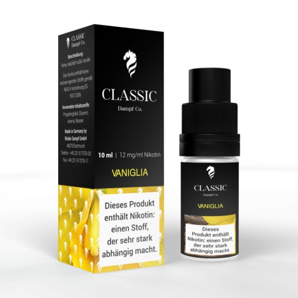 Classic Dampf Vaniglia Fertigliquid 10 ml
