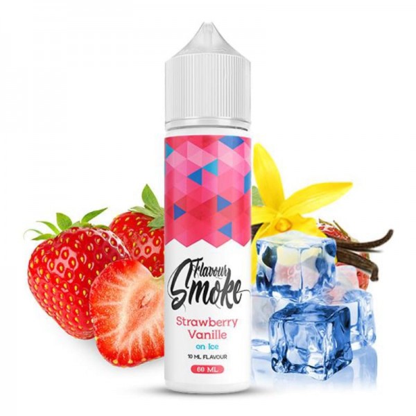 Flavour Smoke Strawberry Vanille on Ice Longfill Aroma 10 ml für 60 ml