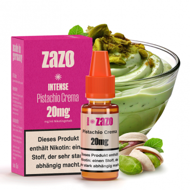 Zazo Intense Pistachio Crema Nikotinsalz Liquid 10 ml
