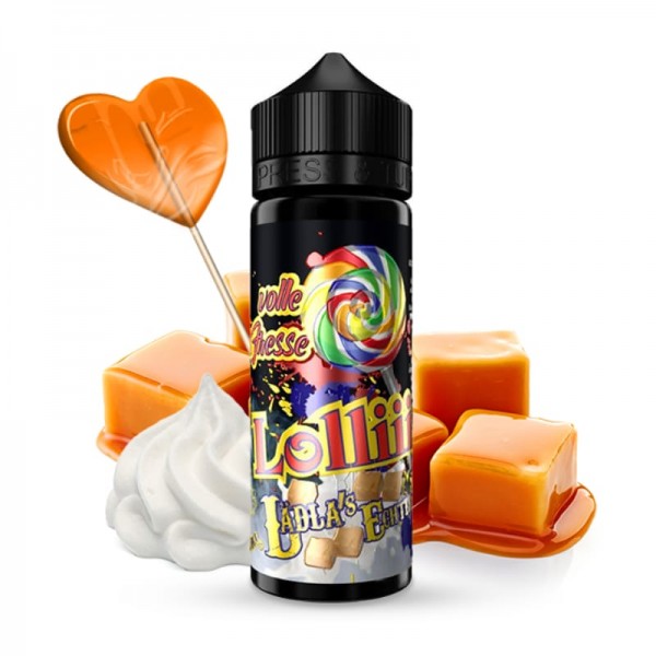 Lädla Juice Volle Fresse Karamelsahne Longfill Aroma 10 ml für 120 ml