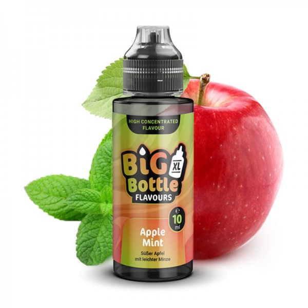Big Bottle Apple Mint Longfill Aroma 10 ml für 120 ml