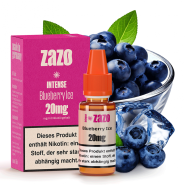 Zazo Intense Blueberry Ice Nikotinsalz Liquid 10 ml