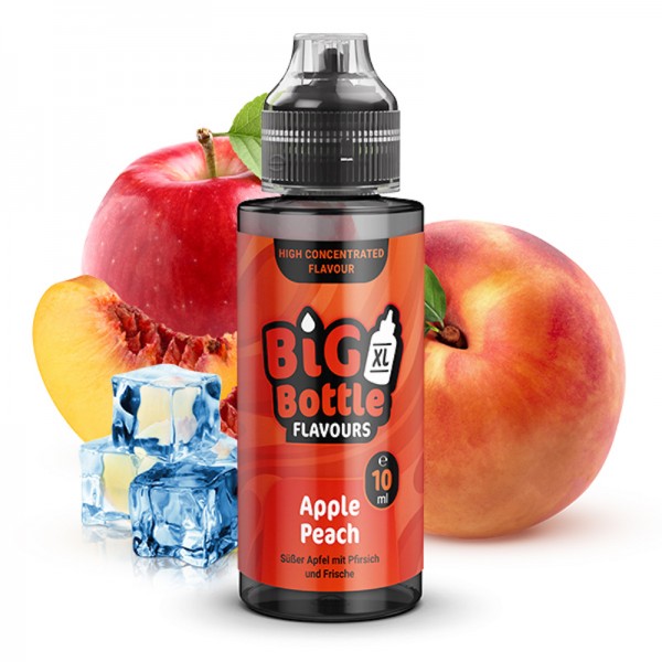 Big Bottle Apple Peach Longfill Aroma 10 ml für 120 ml
