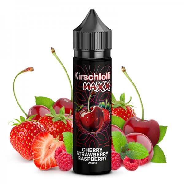 Kirschlolli Maxx Cherry Strawberry Raspberry Longfill Aroma 10 ml für 60 ml