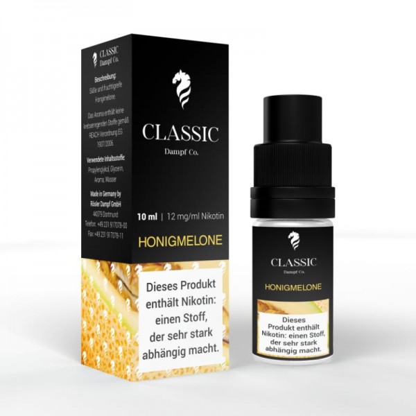 Classic Dampf Honigmelone Fertigliquid 10 ml
