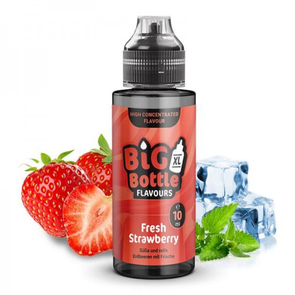 Big Bottle Fresh Strawberry Longfill Aroma 10 ml für 120 ml
