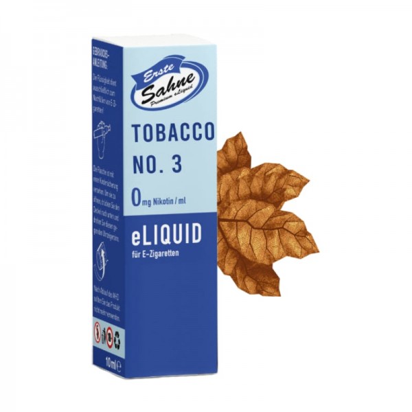 Erste Sahne Tobacco No. 3 Fertigliquid 10 ml