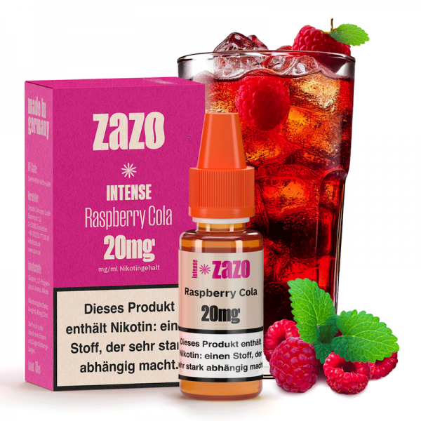 Zazo Intense Raspberry Cola Nikotinsalz Liquid 10 ml