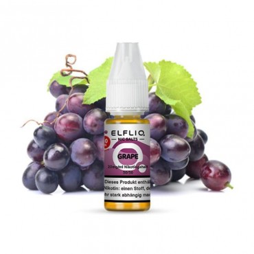Elfbar Elfliq Grape Nikotinsalz Liquid 10 ml