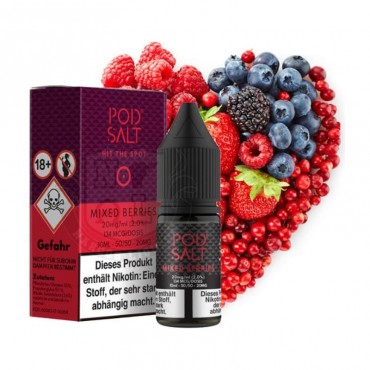 Pod Salt Mixed Berries Nikotinsalz Liquid 10 ml 20 mg