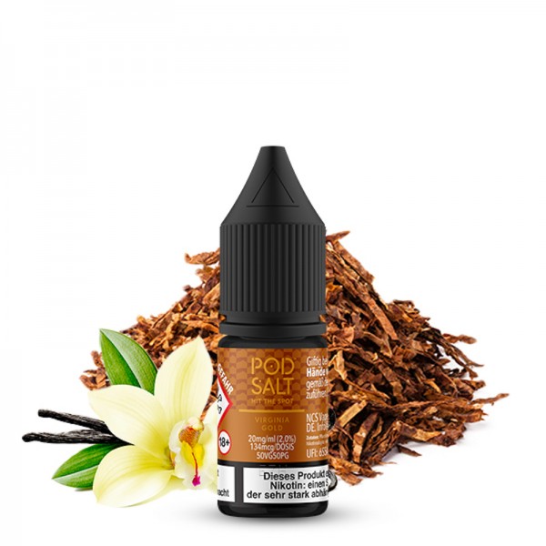 Pod Salt Origin Virginia Gold Nikotinsalz Liquid 10 ml